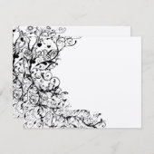 Vogels en zwembroeken Kaart RSVP-respons #31g (Voorkant / Achterkant)