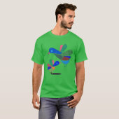 Vogels familie cadeau t-shirt (Voorkant volledig)