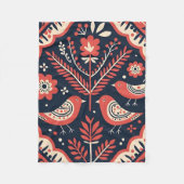 vogels fleece deken (Voorkant)