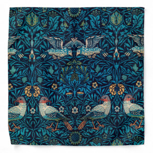 Vogels ( Floral Pattern) (door William Morris) Bandana