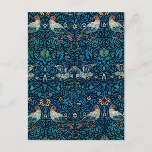 Vogels ( Floral Pattern) (door William Morris) Briefkaart (Voorkant)