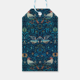 Vogels ( Floral Pattern) (door William Morris) Cadeaulabel