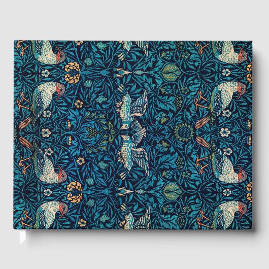 Vogels ( Floral Pattern) (door William Morris) Gastenboek (Voorkant)