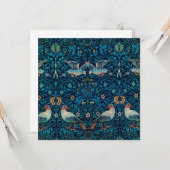 Vogels ( Floral Pattern) (door William Morris) Kaart (Voorkant / Achterkant in situ)