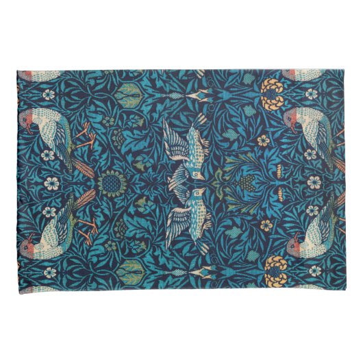 Vogels ( Floral Pattern) (door William Morris) Kussensloop (Voorkant-Rechts)