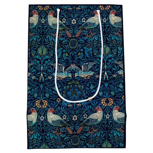 Vogels ( Floral Pattern) (door William Morris) Medium Cadeauzakje (Achterkant)