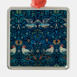Vogels ( Floral Pattern) (door William Morris) Metalen Ornament