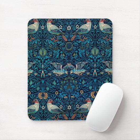 Vogels ( Floral Pattern) (door William Morris) Muismat (Met muis)