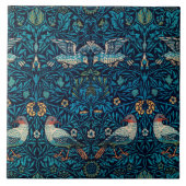 Vogels ( Floral Pattern) (door William Morris) Tegeltje (Voorkant)