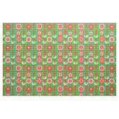 Vogels Folk Art  Floral Pattern Fabric Stof (Fat Quarter)