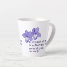 Vogel's Foot Violets Wildflower Quote