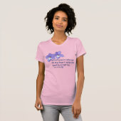 Vogel's Foot Violets Wildflower Quote T-shirt (Voorkant volledig)