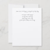  Vogels Gele & Grijze Tafelplaatskaarten Kaart (Achterkant)