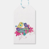 Vogels, glas cadeaulabel (Voorkant)