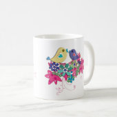 Vogels, glas koffiemok (Voorkant rechts)