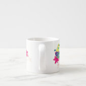 Vogels, glazen espressobeker espresso kop (Achterkant)