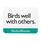 Vogels goed met anderen magneet (Horizontaal)