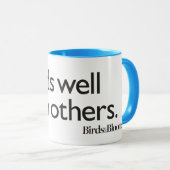 Vogels goed met anderen mok (Voorkant rechts)