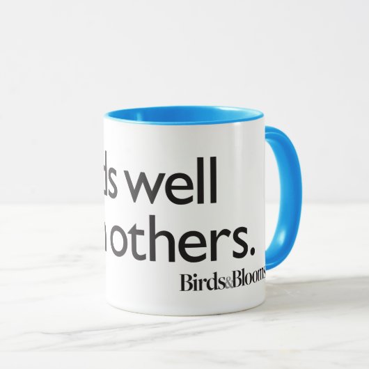 Vogels goed met anderen mok (Voorkant rechts)