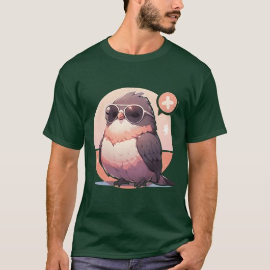Vogels Grappige Dieren Bos Wezens Dier b T-shirt (Voorkant)