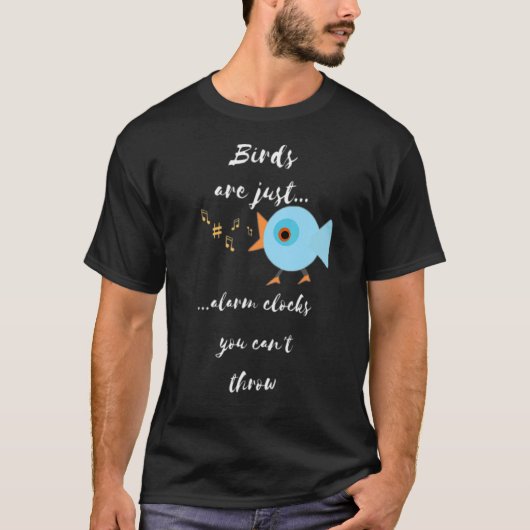 Vogels haten ochtendkleding t-shirt (Voorkant)