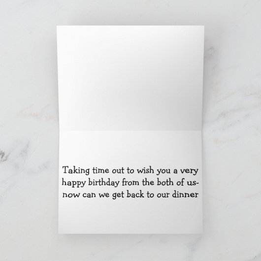 VOGELS HEBBEN TIJD NODIG OM EEN GELUKKIGE VERJAARD KAART (Binnen)