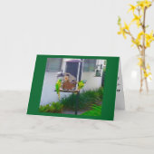 VOGELS HEBBEN TIJD NODIG OM EEN GELUKKIGE VERJAARD KAART (Gele Bloem)