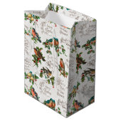 vogels, heilige en kerstgraten medium cadeauzakje (Achterkant Gekanteld)