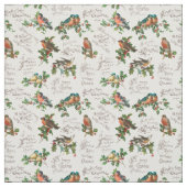  vogels, heilige en kerstgraten stof (Swatch)