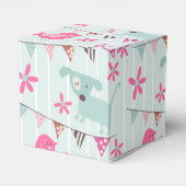 Vogels, honden, banners, bloemen bedankdoosjes (Achterkant)