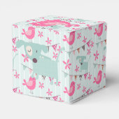 Vogels, honden, banners, bloemen bedankdoosjes (Achterkant)