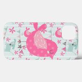 Vogels, honden, banners, bloemen Case-Mate iPhone case (Achterkant (horizontaal))