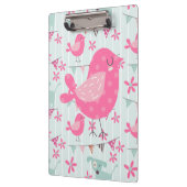 Vogels, honden, banners, bloemen klembord (Links)