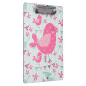 Vogels, honden, banners, bloemen klembord (Rechts)