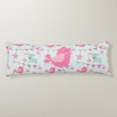 Vogels, honden, banners, bloemen lichaamskussen (Achterkant)