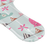 Vogels, honden, banners, bloemen snijplank (Hoek)