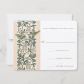 Vogels HoneySuckle Wedding RSVP (Voorkant)