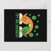 Vogels Ik ben de gelukkigste St Patricks Day Briefkaart (Voorkant)
