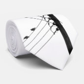 vogels in bekabelde vorm stropdas (Opgerold)