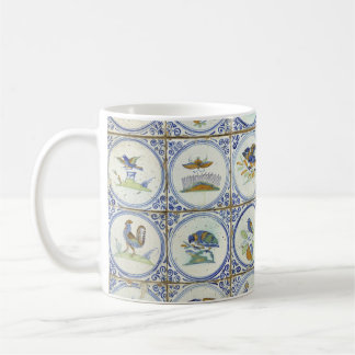 Vogels in blauw Delft Koffiemok