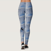 Vogels in Blue Cloudy Sky Legging (Achterkant)