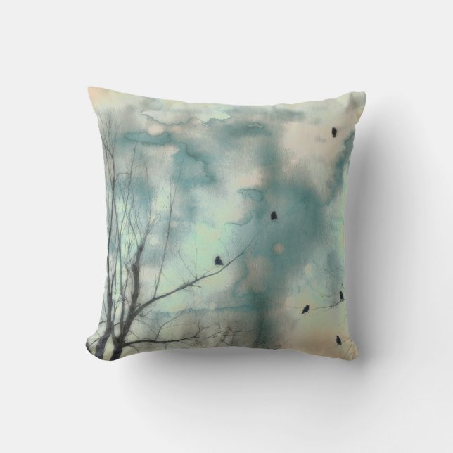 Vogels in bomen kussen (Voorkant)