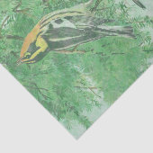 Vogels in boomstampapier tissuepapier (Detail)