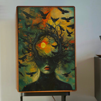 Vogels in Brain Decoupage Tissuepapier