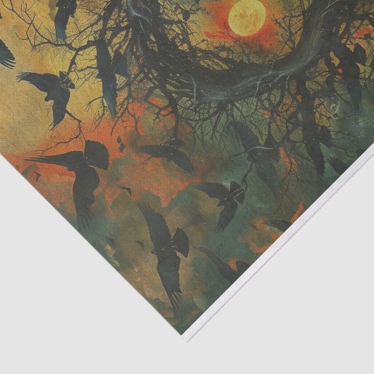 Vogels in Brain Decoupage Tissuepapier (Detail)