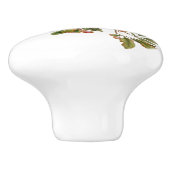   vogels in de Berry-boom Keramische Knop (Zijkant)