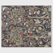 Vogels in de bloem, William Morris Cadeaupapier (Vlak)