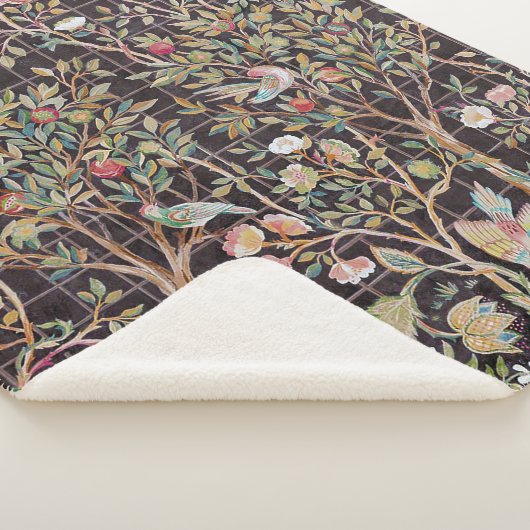 Vogels in de bloem, William Morris Sherpa Deken (3/4)