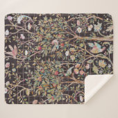 Vogels in de bloem, William Morris Sherpa Deken (Voorkant (horizontaal))