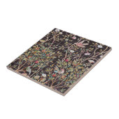 Vogels in de bloem, William Morris Tegeltje (Zijkant)